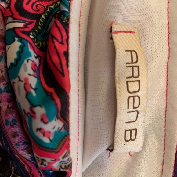 Hot Pink and Multi/Color Arden B Fitted Midi Dress - Picture 9 of 12